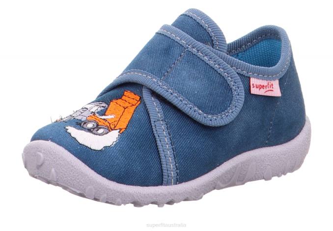 Superfit Blue Babies SPOTTY - Slipper with Velcro Fastener Z6Z820