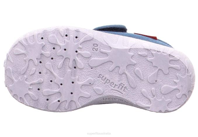 Superfit Blue Babies SPOTTY - Slipper with Velcro Fastener Z6Z820