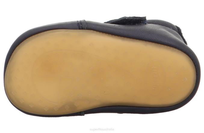 Superfit Blue/Light Blue Babies PAPAGENO - Slipper with Velcro Fastener Z6Z8501