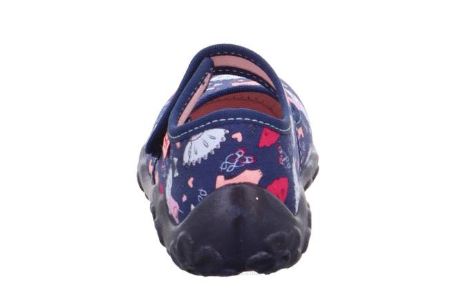 Superfit Blue/Multicoloured Babies BONNY - Slipper with Velcro Fastener Z6Z8123