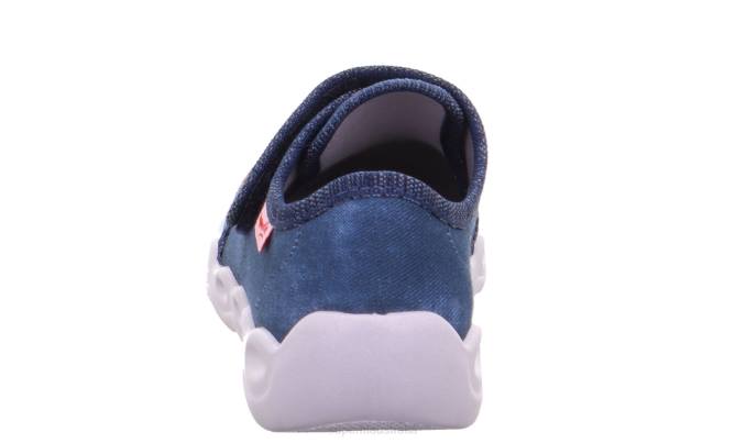 Superfit Blue/Multicoloured Babies BUBBLE - Slipper with Velcro Fastener Z6Z86