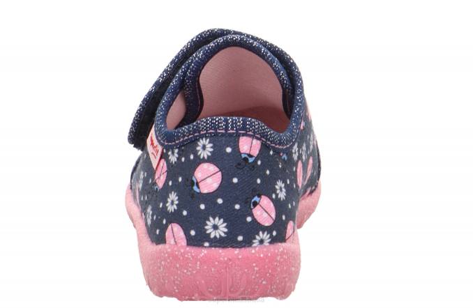 Superfit Blue/Multicoloured Babies SPOTTY - Slipper with Velcro Fastener Z6Z853