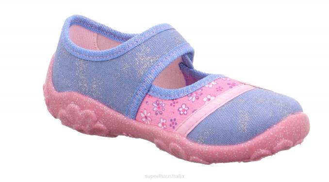 Superfit Blue/Pink Babies BONNY - Slipper with Velcro Fastener Z6Z8131