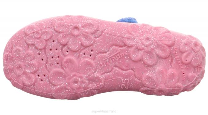 Superfit Blue/Pink Babies BONNY - Slipper with Velcro Fastener Z6Z8131