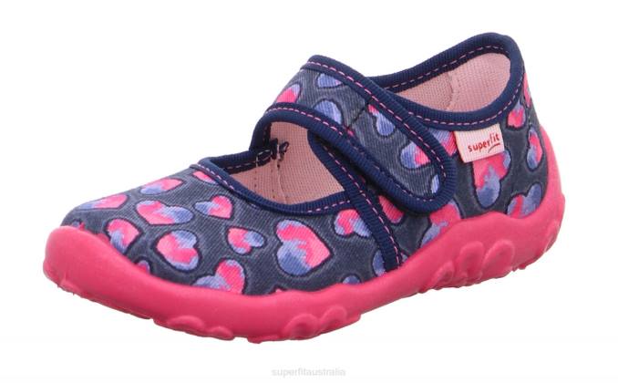 Superfit Blue/Pink Babies BONNY - Slipper with Velcro Fastener Z6Z8159