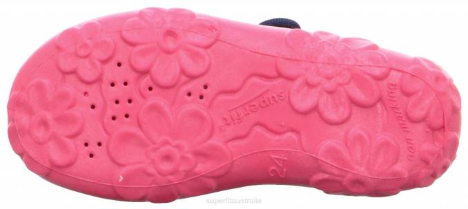 Superfit Blue/Pink Babies BONNY - Slipper with Velcro Fastener Z6Z8159