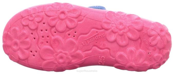 Superfit Blue/Pink Babies BONNY - Slipper with Velcro Fastener Z6Z838