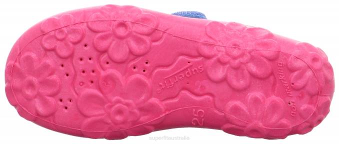 Superfit Blue/Pink Babies BONNY - Slipper with Velcro Fastener Z6Z838