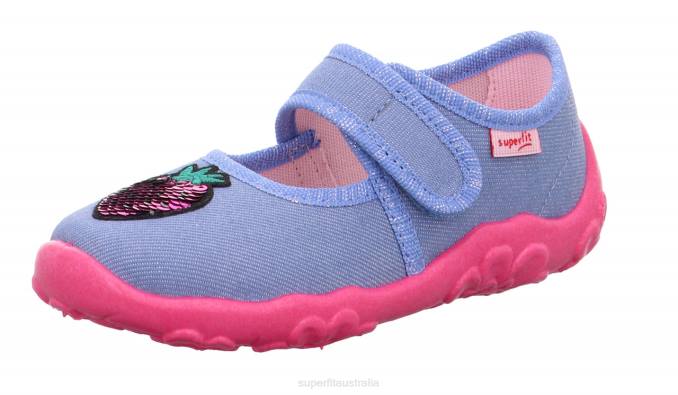 Superfit Blue/Pink Babies BONNY - Slipper with Velcro Fastener Z6Z855