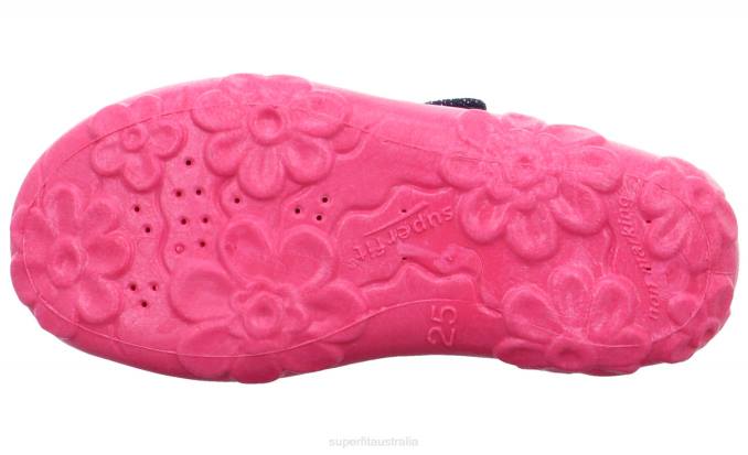 Superfit Blue/Pink Babies BONNY - Slipper with Velcro Fastener Z6Z859