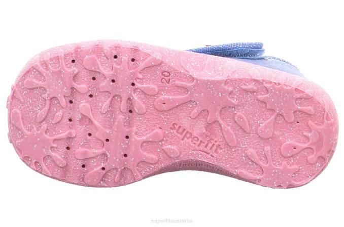 Superfit Blue/Pink Babies SPOTTY - Slipper with Velcro Fastener Z6Z854