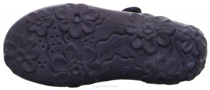 Superfit Blue/Purple Babies BONNY - Slipper with Velcro Fastener Z6Z8108