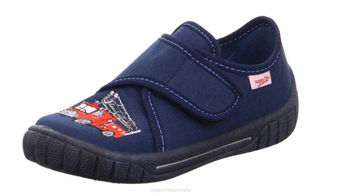 Superfit Blue/Red Babies BILL - Slipper with Velcro Fastener Z6Z857