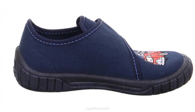 Superfit Blue/Red Babies BILL - Slipper with Velcro Fastener Z6Z857