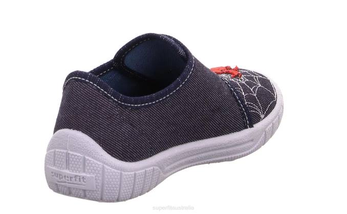 Superfit Blue/Red Babies BILL - Slipper with Velcro Fastener Z6Z887