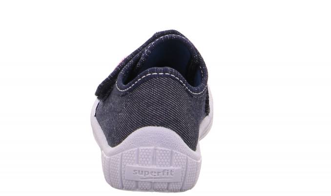 Superfit Blue/White Babies BILL - Slipper with Velcro Fastener Z6Z848