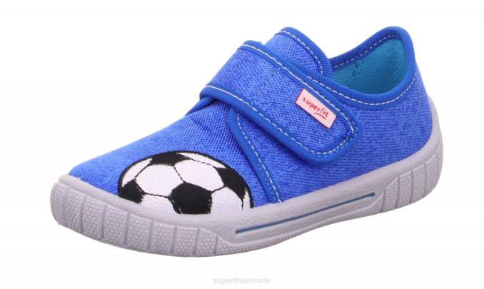 Superfit Blue/White Babies BILL - Slipper with Velcro Fastener Z6Z896