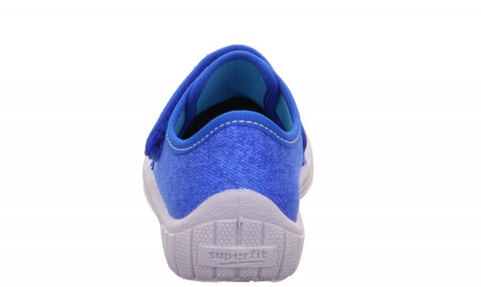 Superfit Blue/White Babies BILL - Slipper with Velcro Fastener Z6Z896