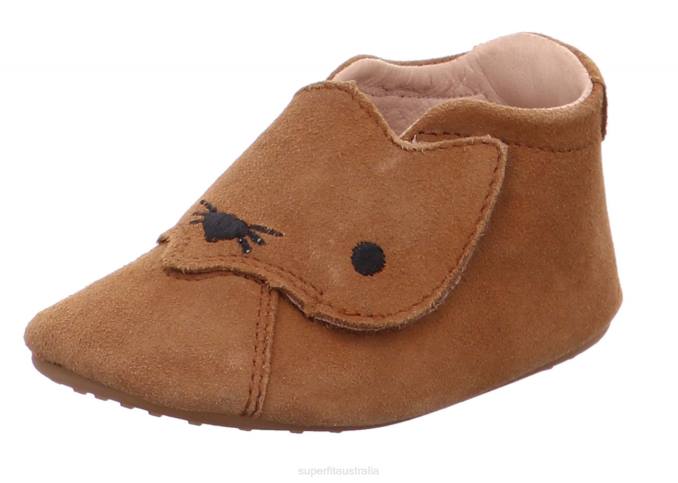 Superfit Brown Babies PAPAGENO - Slipper with Velcro Fastener Z6Z8516