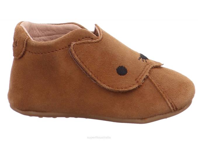 Superfit Brown Babies PAPAGENO - Slipper with Velcro Fastener Z6Z8516