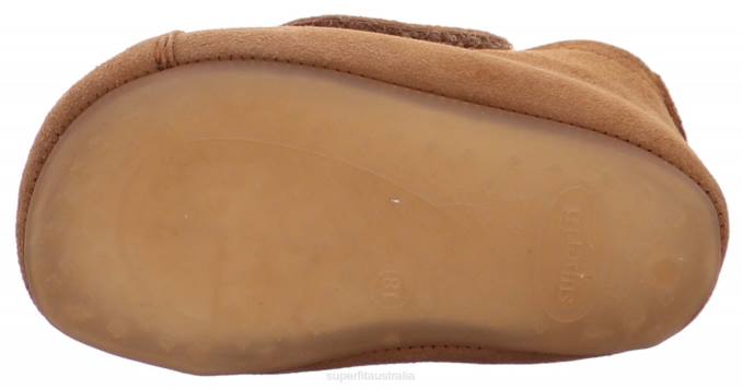 Superfit Brown Babies PAPAGENO - Slipper with Velcro Fastener Z6Z8516