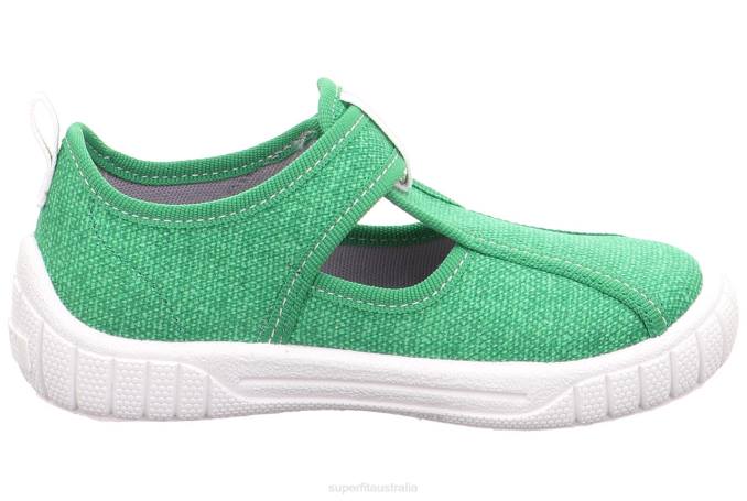 Superfit Green Babies BILL - Slipper with Velcro Fastener Z6Z878