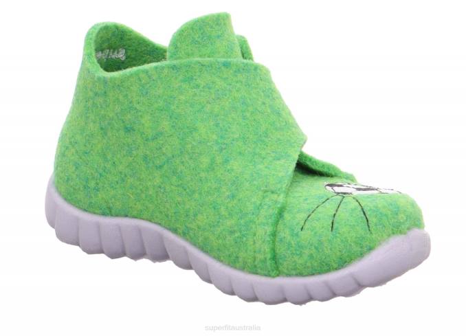 Superfit Green Babies HAPPY - Slipper with Velcro Fastener Z6Z8120