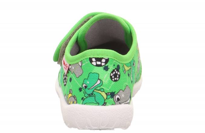 Superfit Green/Multicoloured Babies SPOTTY - Slipper with Velcro Fastener Z6Z865