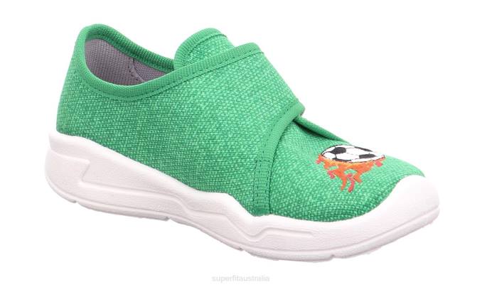 Superfit Green/Orange Babies BENNY - Slipper with Velcro Fastener Z6Z866