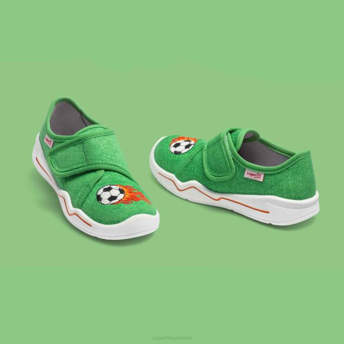 Superfit Green/Orange Babies BENNY - Slipper with Velcro Fastener Z6Z866