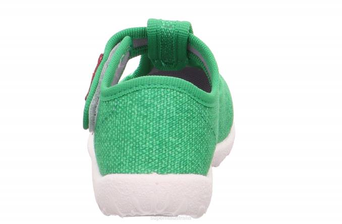 Superfit Green/White Babies SPOTTY - Slipper with Velcro Fastener Z6Z816