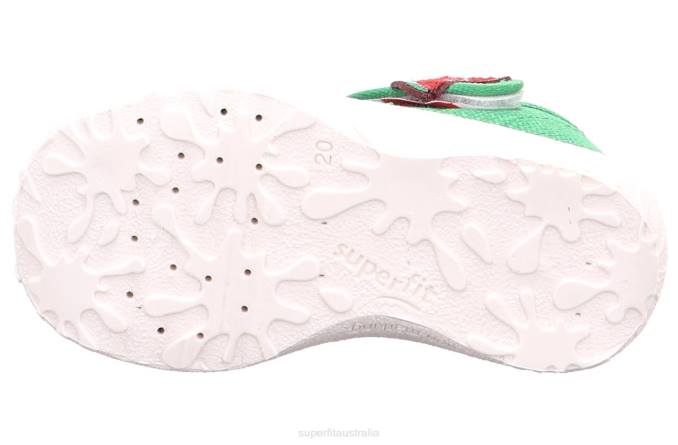 Superfit Green/White Babies SPOTTY - Slipper with Velcro Fastener Z6Z816