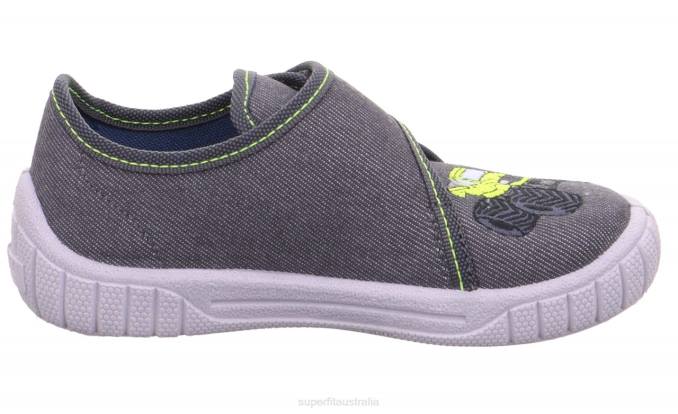 Superfit Grey Babies BILL - Slipper with Velcro Fastener Z6Z8107