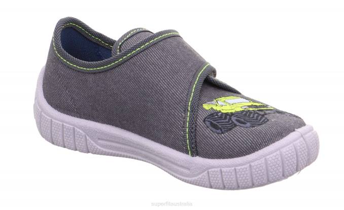 Superfit Grey Babies BILL - Slipper with Velcro Fastener Z6Z8107