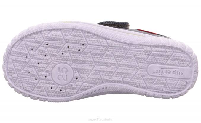 Superfit Grey Babies BILL - Slipper with Velcro Fastener Z6Z8107