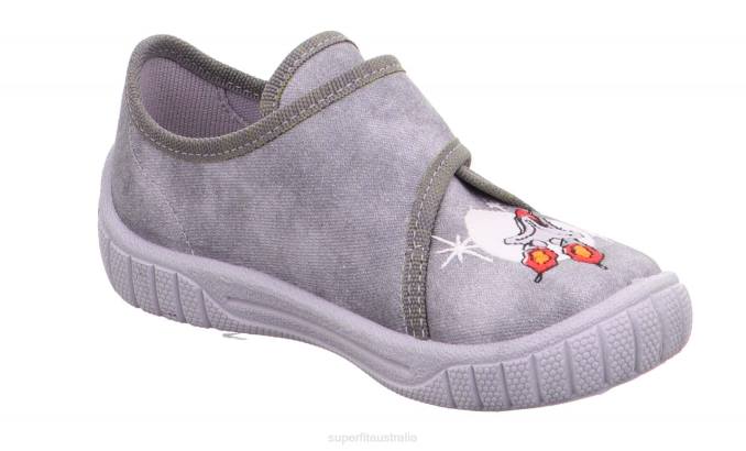 Superfit Grey Babies BILL - Slipper with Velcro Fastener Z6Z8138