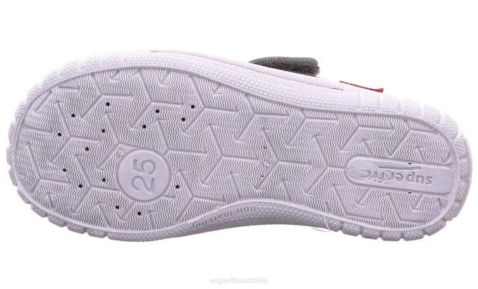 Superfit Grey Babies BILL - Slipper with Velcro Fastener Z6Z8138