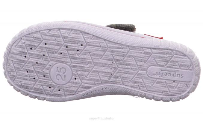 Superfit Grey Babies BILL - Slipper with Velcro Fastener Z6Z8138