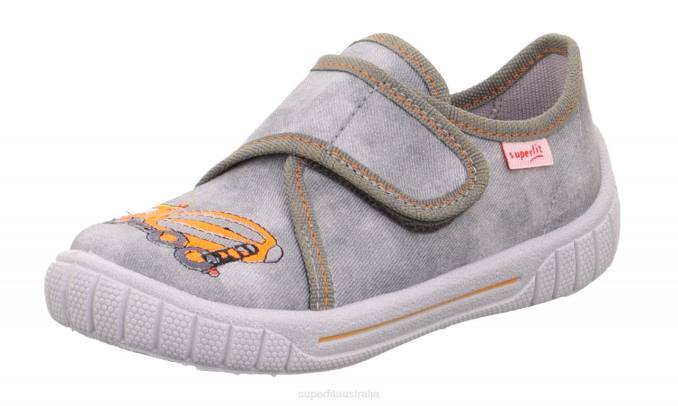 Superfit Grey Babies BILL - Slipper with Velcro Fastener Z6Z839