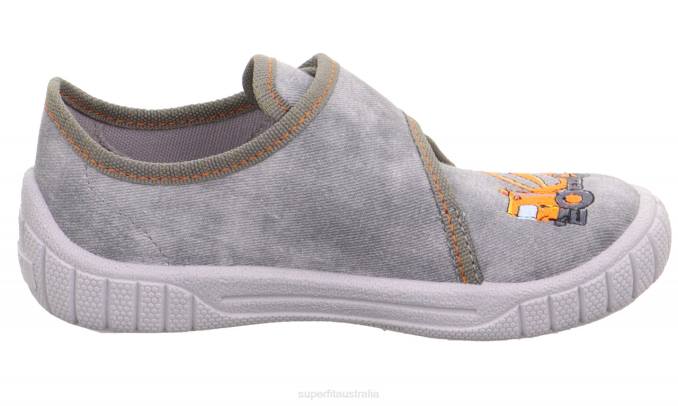 Superfit Grey Babies BILL - Slipper with Velcro Fastener Z6Z839