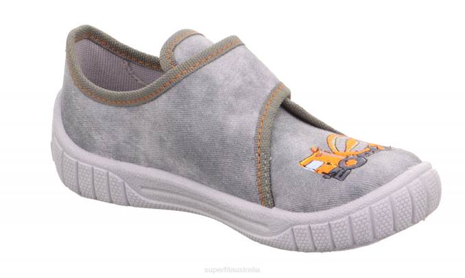 Superfit Grey Babies BILL - Slipper with Velcro Fastener Z6Z839