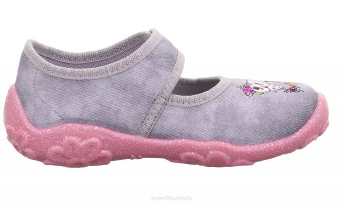 Superfit Grey Babies BONNY - Slipper with Velcro Fastener Z6Z8149