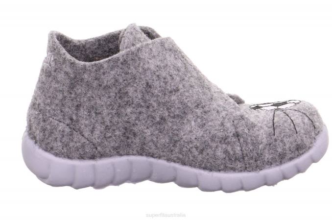 Superfit Grey Babies HAPPY - Slipper with Velcro Fastener Z6Z8113