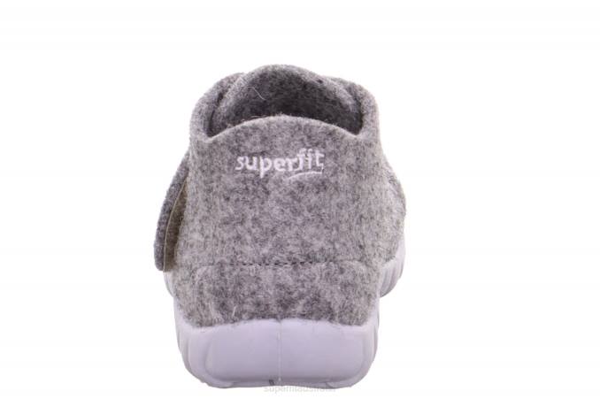 Superfit Grey Babies HAPPY - Slipper with Velcro Fastener Z6Z8113