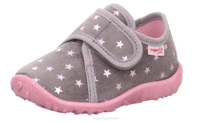 Superfit Grey Babies SPOTTY - Slipper with Velcro Fastener Z6Z8109