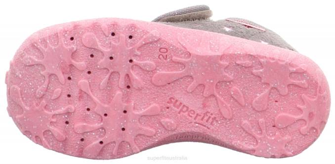 Superfit Grey Babies SPOTTY - Slipper with Velcro Fastener Z6Z8109