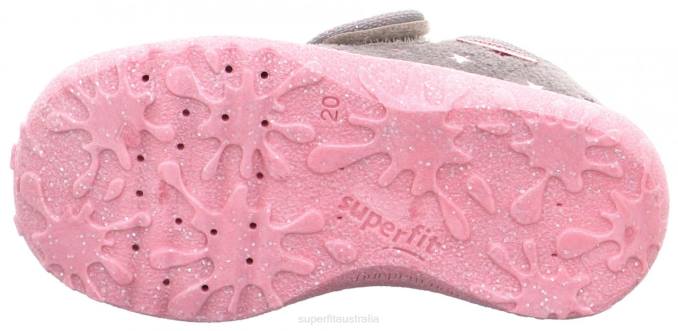 Superfit Grey Babies SPOTTY - Slipper with Velcro Fastener Z6Z8109