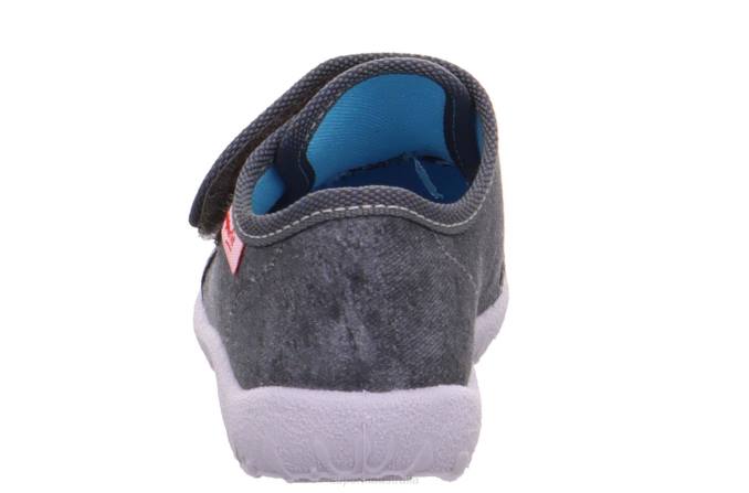 Superfit Grey Babies SPOTTY - Slipper with Velcro Fastener Z6Z8121