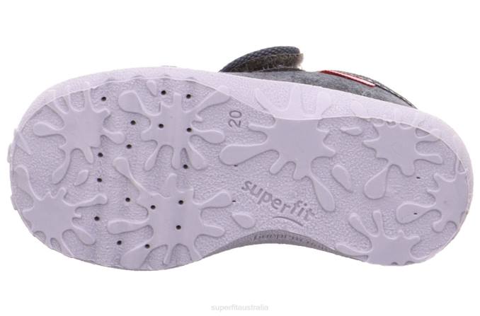 Superfit Grey Babies SPOTTY - Slipper with Velcro Fastener Z6Z8121