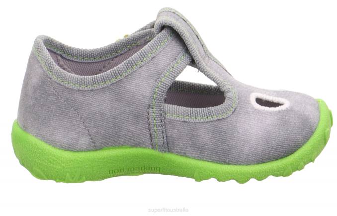 Superfit Grey Babies SPOTTY - Slipper with Velcro Fastener Z6Z81